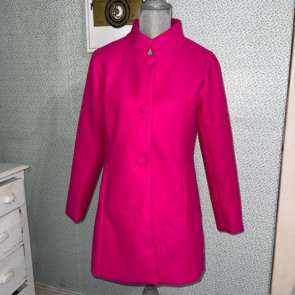 Allegra K Women's Winter Overcoat Mid Long Stand Collar Single Breasted Coat S - Picture 7 of 14